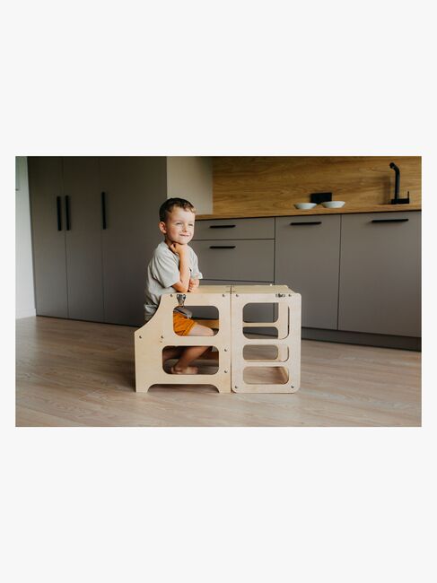 Duck Woodworks Fällbar Hjälpa Till Pall, Natur