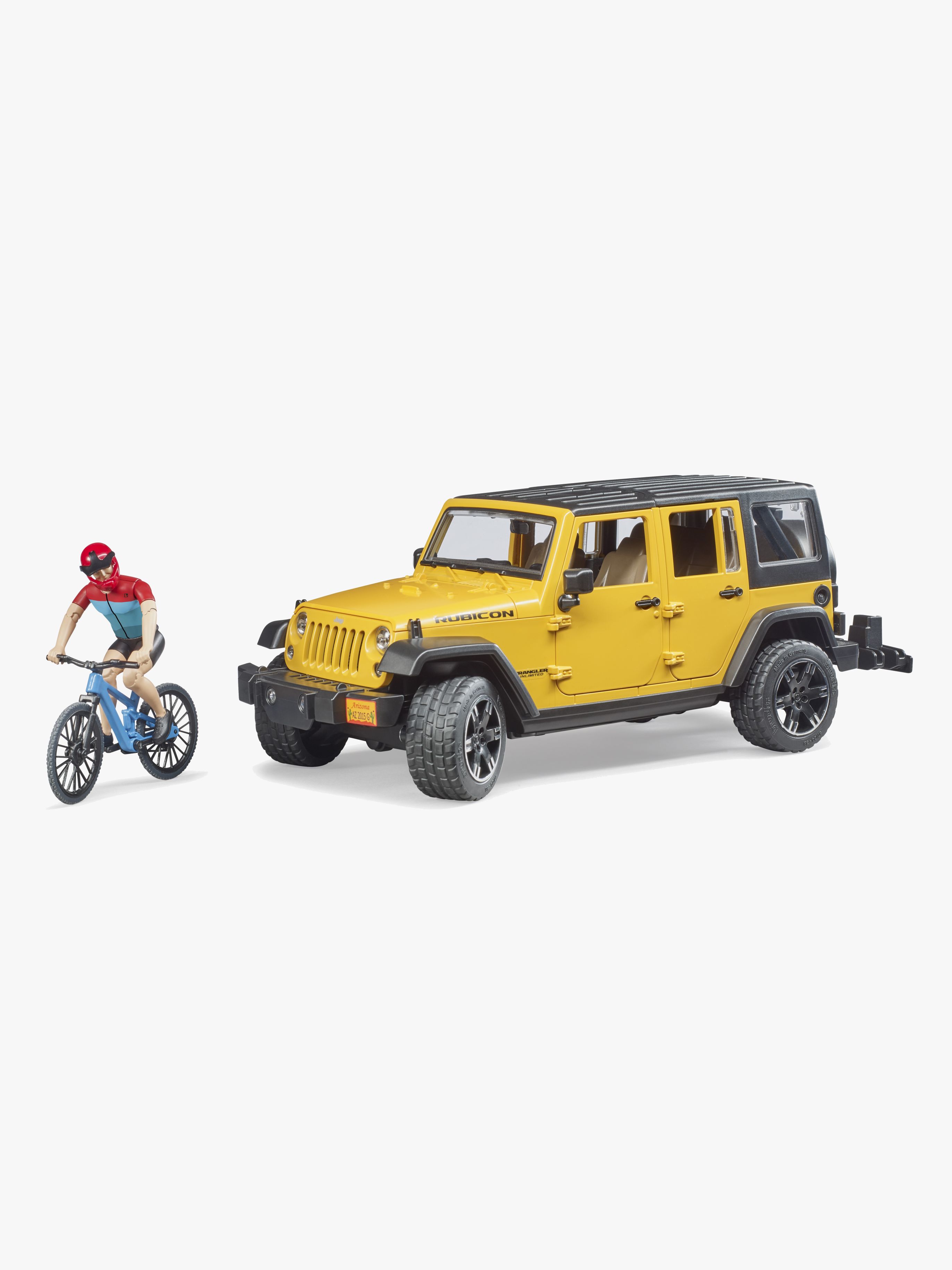 Bruder Jeep Wrangler Rubicon Unlimited Med Cykel
