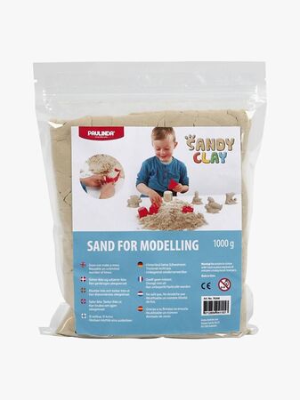Sandy Clay Modelleringssand 1 kg, Beige