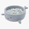 MeowBaby Boucle Whale Bollhav, Dusty Ice Blue