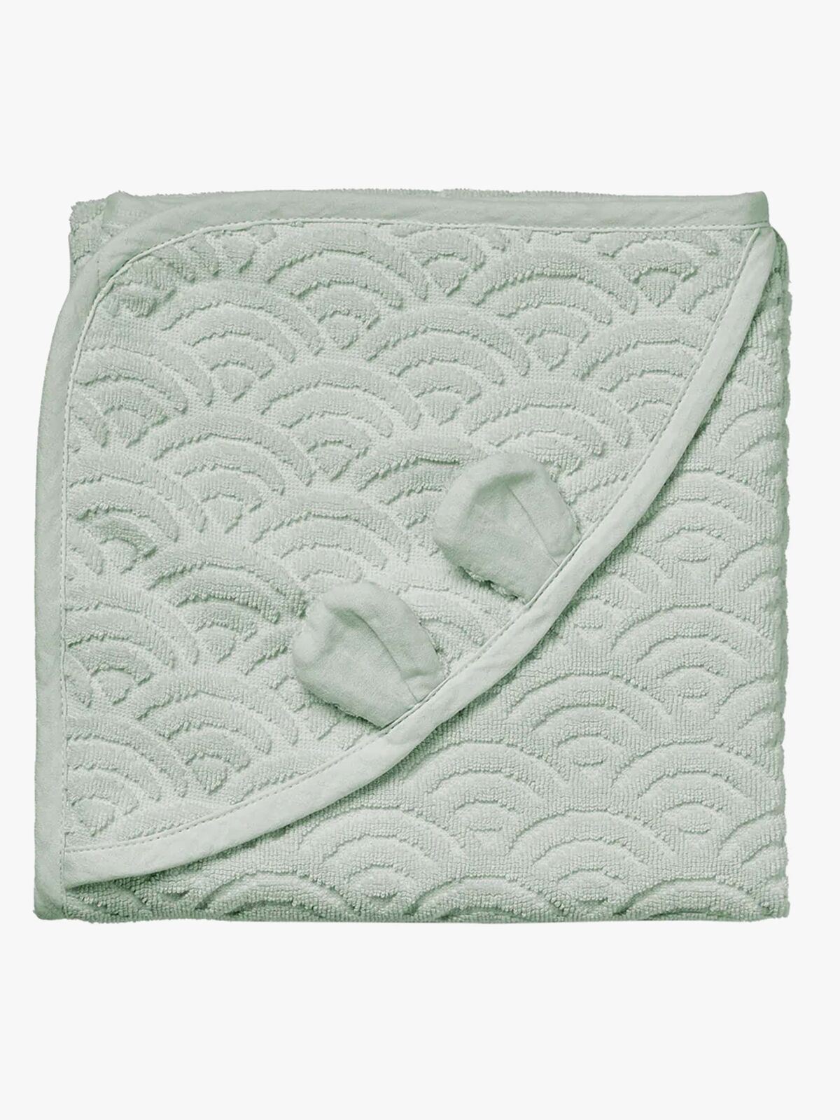 Cam Cam Copenhagen Junior Handduk med Huva, Green