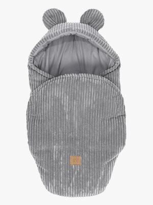 MeowBaby Aesthetic Swaddler med Björnöron, Grey