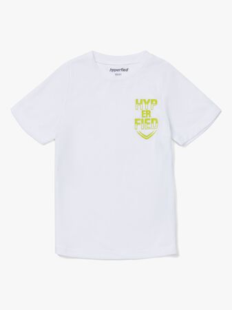 Hyperfied Neo Logo T-Shirt, Bright White