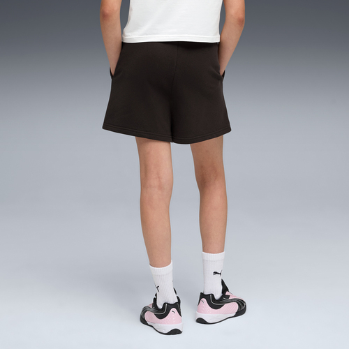 Puma  Högmidjade Shorts, Svart
