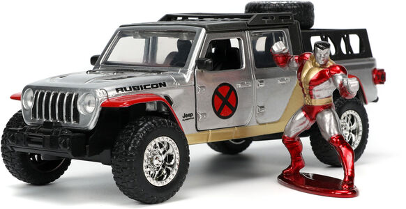 Marvel X-Men Jeep Gladiator Bil & Colossus Figur 1:32