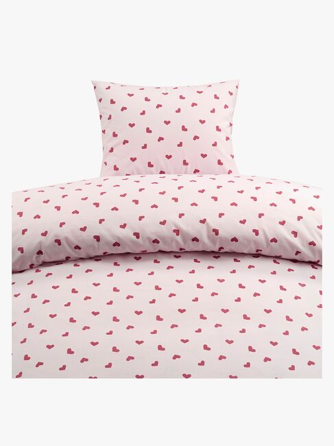 Borganäs Bäddset Hjärtrud 150x210, Rosa