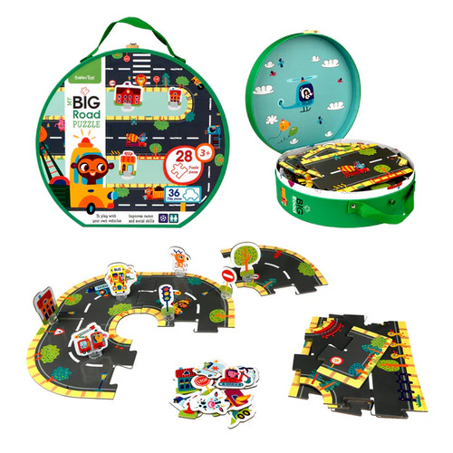 Barbo Toys  Min Stora Pussel Väg 200 Bitar
