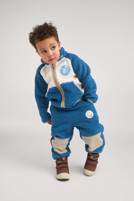 Reima Moomin Lustig Fleecebukser, Blue Ocean