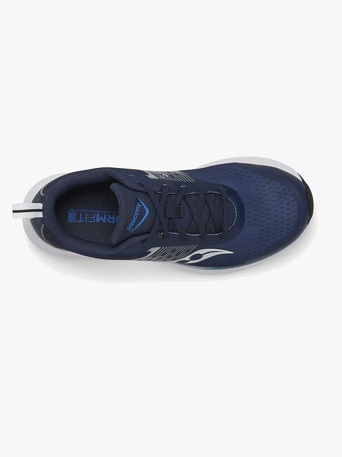 Saucony Ride Kids Träningsskor, Navy/Silver