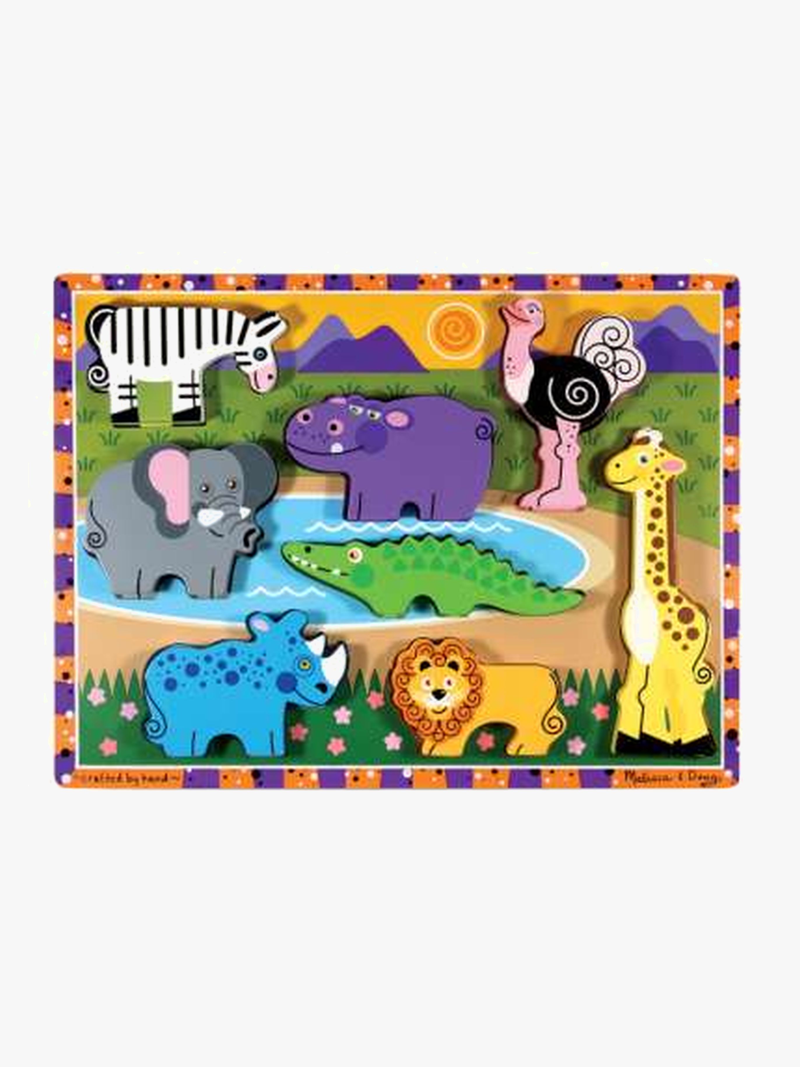 Melissa & Doug Pussel Zoo 8 Bitar