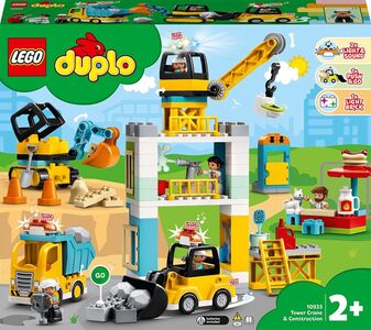 LEGO DUPLO Town 10933 Lyftkran och byggnadsarbete