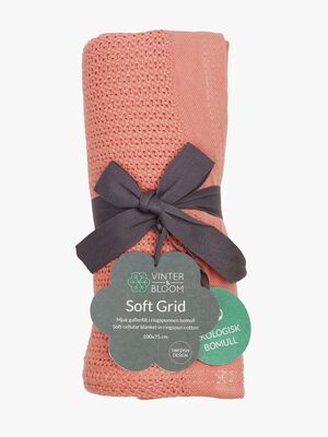 Vinter & Bloom Soft Grid EKO Gallerfilt, Clay Coral