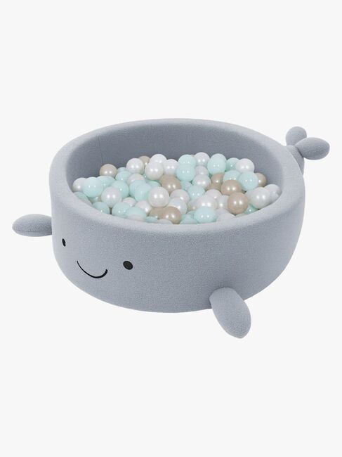 MeowBaby Boucle Whale Bollhav, Dusty Ice Blue