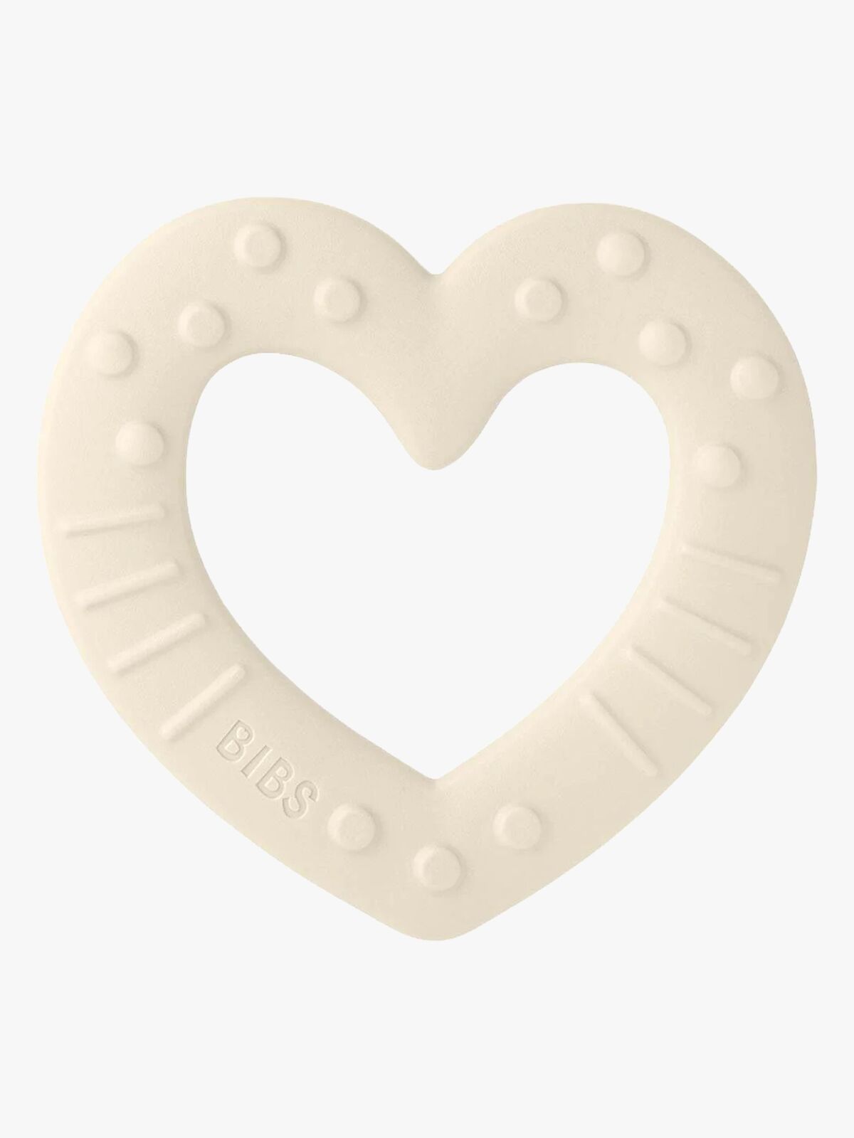 BIBS Baby Bitie Bitleksak Heart,  Ivory