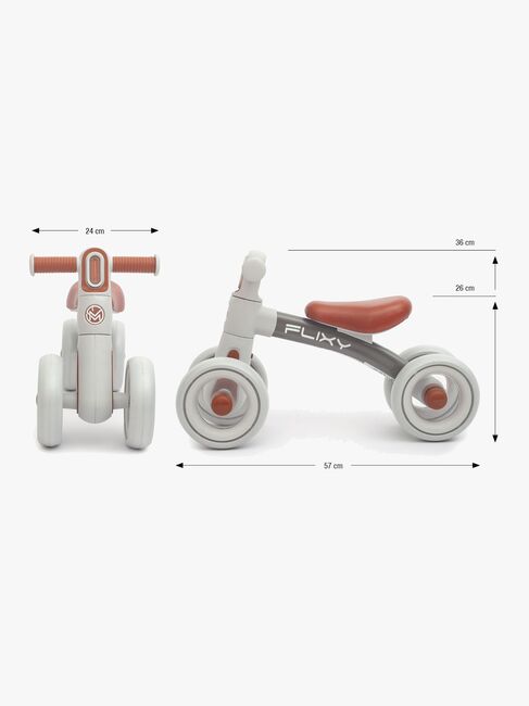 Milly Mally Flixy Springcykel, Grå