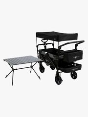 North 13.5 Transporter Skrinda, Black/Grey Inkl. Campingbord