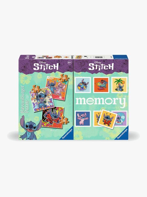 Ravensburger Disney Lilo & Stitch Pussel 3-i-1 + Memory