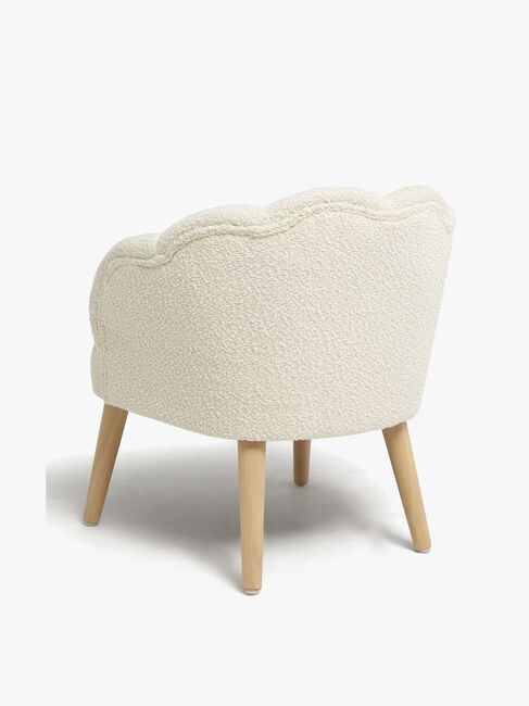 Alice & Fox Pearla Fåtölj, Cream/Wood