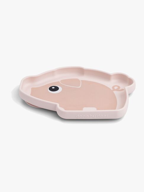 Done By Deer Stick & Stay Silikontallrik, Pigee Powder