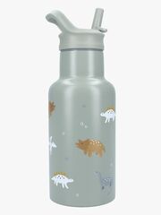 Kidzroom Stainless Steel Vattenflaska 350 ml Small Talk, Grön