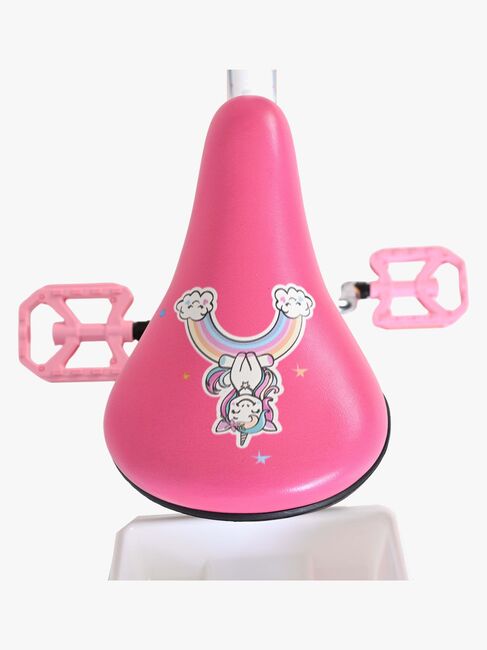 Volare Unicorn Cykel 16 Tum, Vit