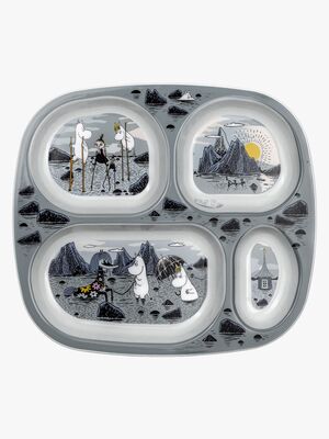 Mumin Kobbar & Skär Delad Tallrik