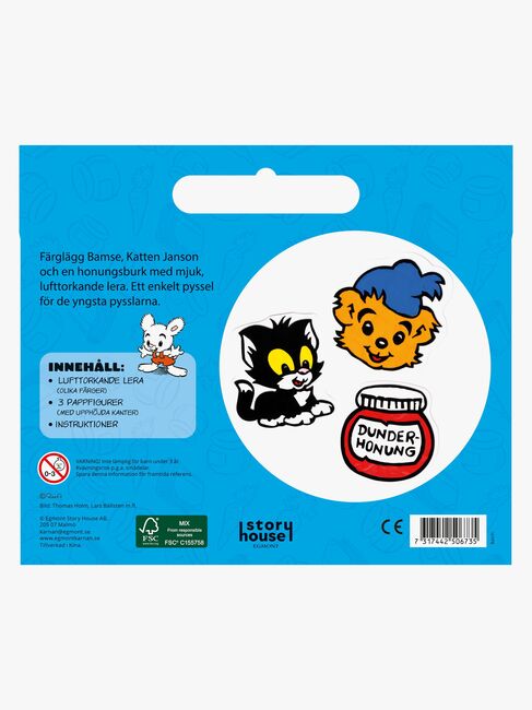 Egmont Kärnan Bamse Kul Att Skapa Pysselset Lermålning