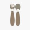 Tiny Tot Fork & Spoon, Beige