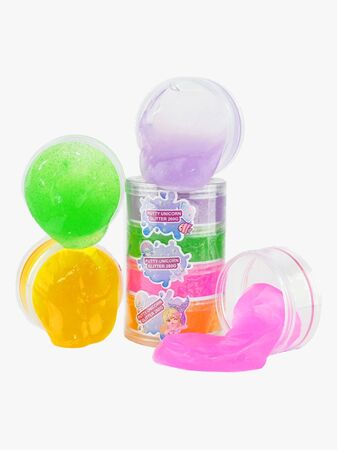 Robetoy Putty Unicorn Glitter Slime 4-i-1