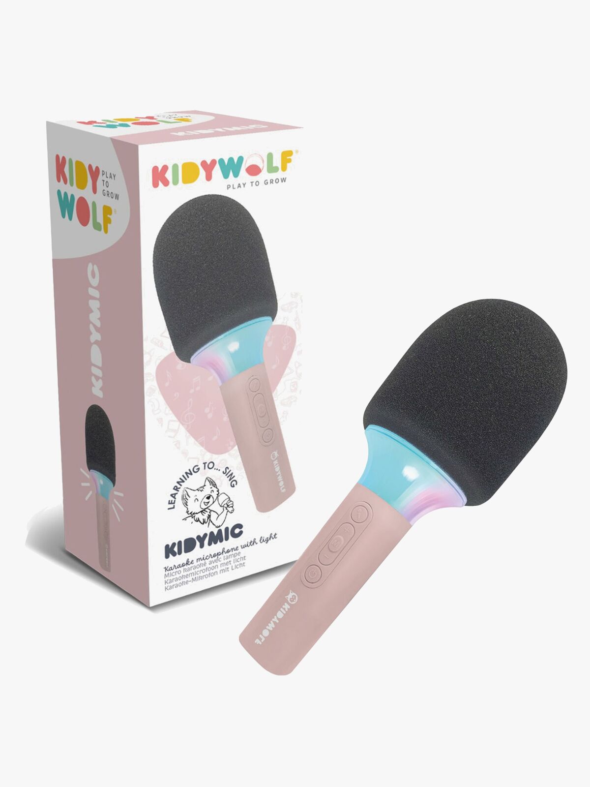 Kidywolf KIDYMIC Karaoke-mikrofon All-in-One, Rosa