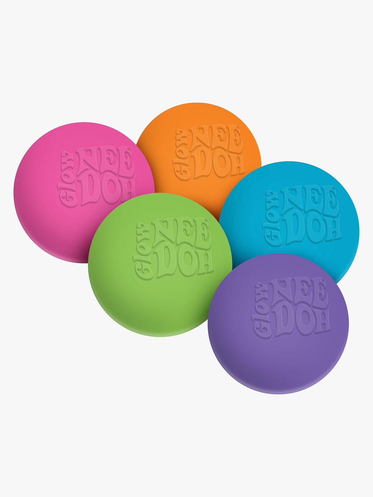 NeeDoh Glow In The Dark Stressboll Blandad