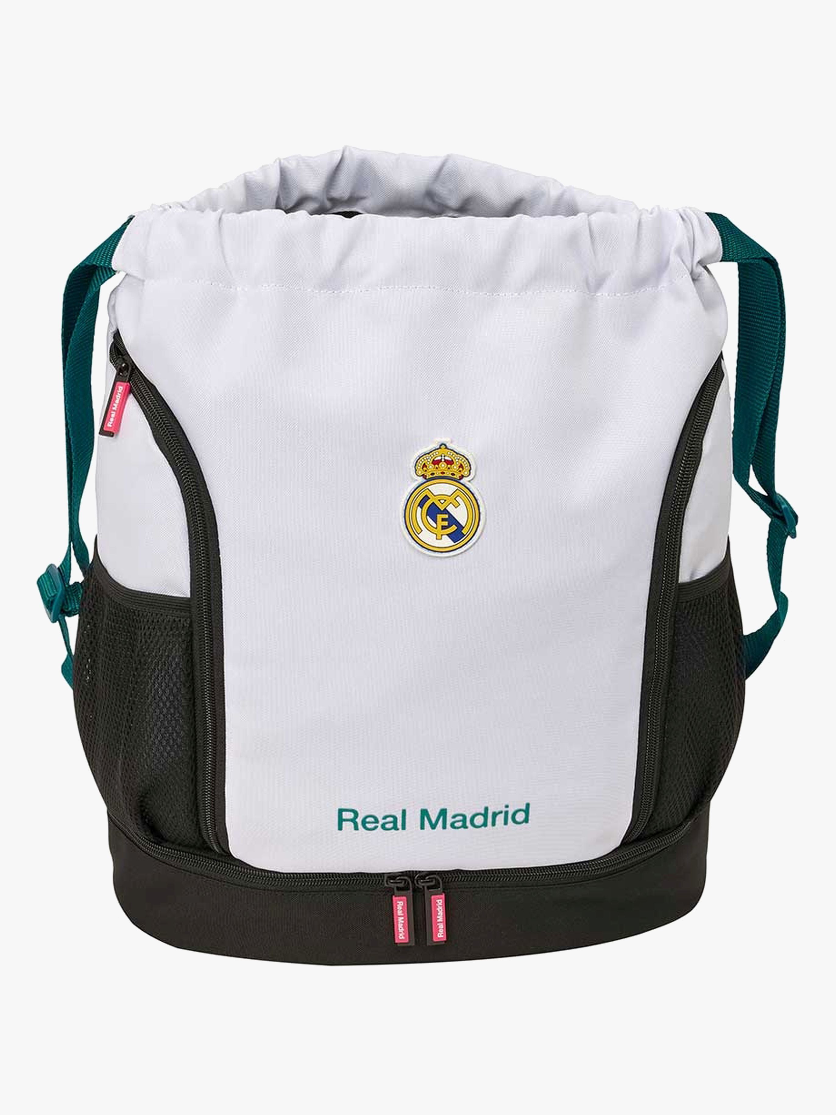 Real Madrid Gympapåse 22L, Vit/Grön