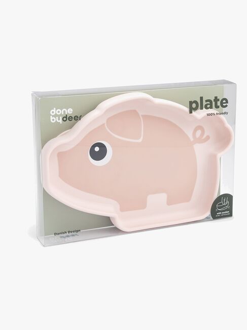 Done By Deer Stick & Stay Silikontallrik, Pigee Powder