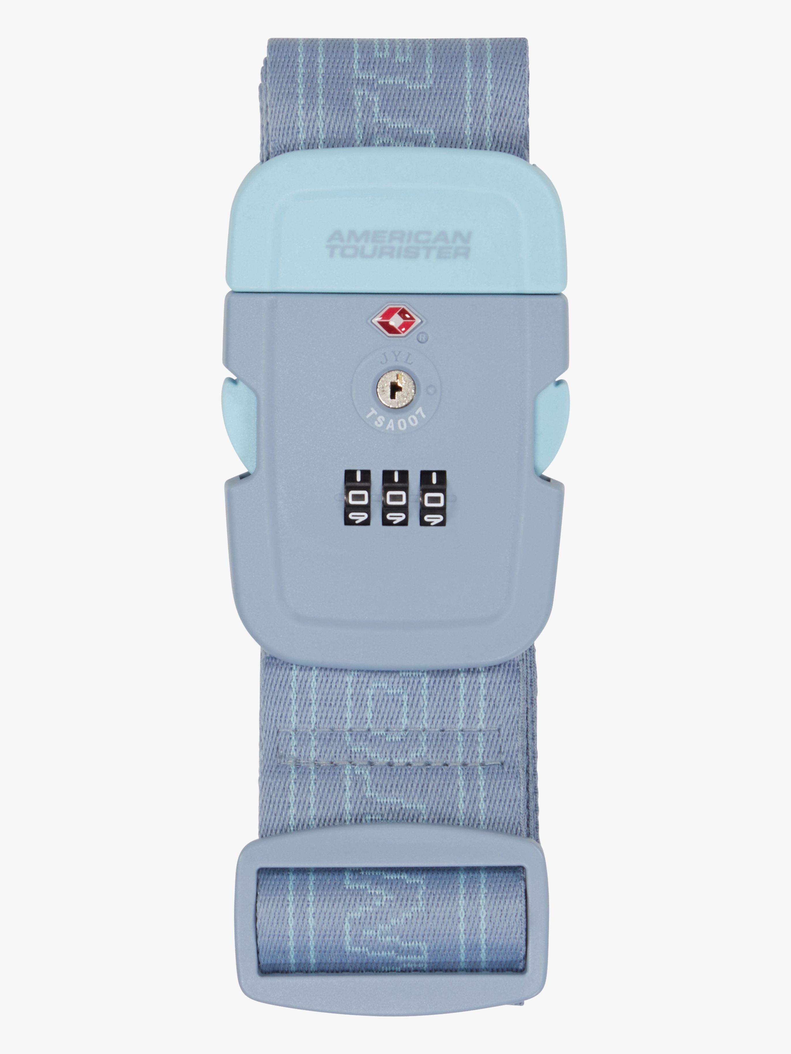 American Tourister TSA Bagagerem, Stone Blue/Blue