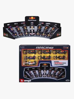 Bburago F1 Red Bull Deluxe Gåvoset med Bilar & Display 1:43