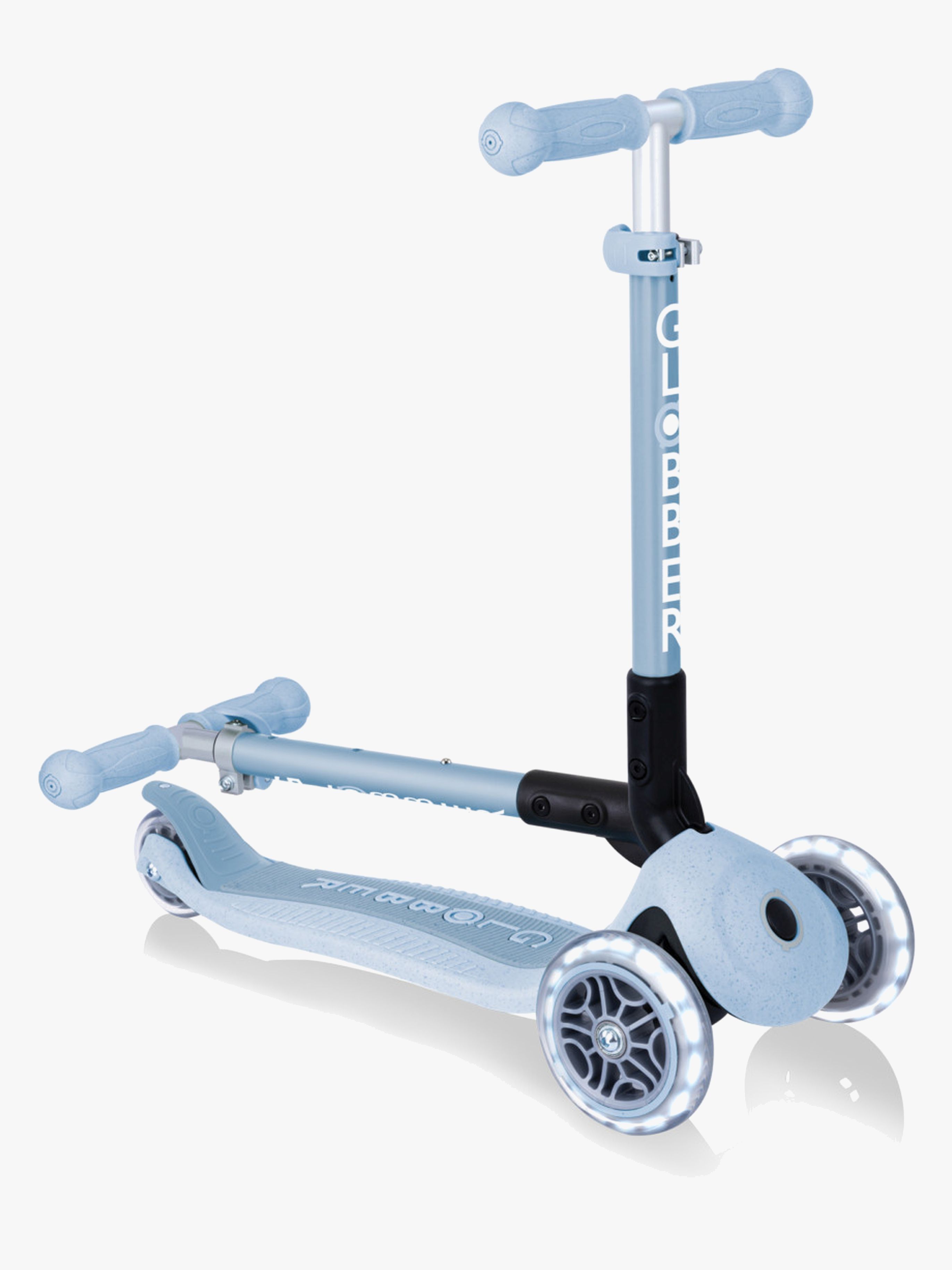 Globber Junior Foldable Light Ecologic Sparkcykel, Blueberry