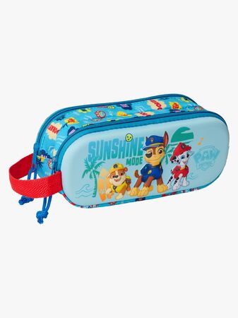 Paw Patrol 3D Dubbelpennfodral, Ljusblå
