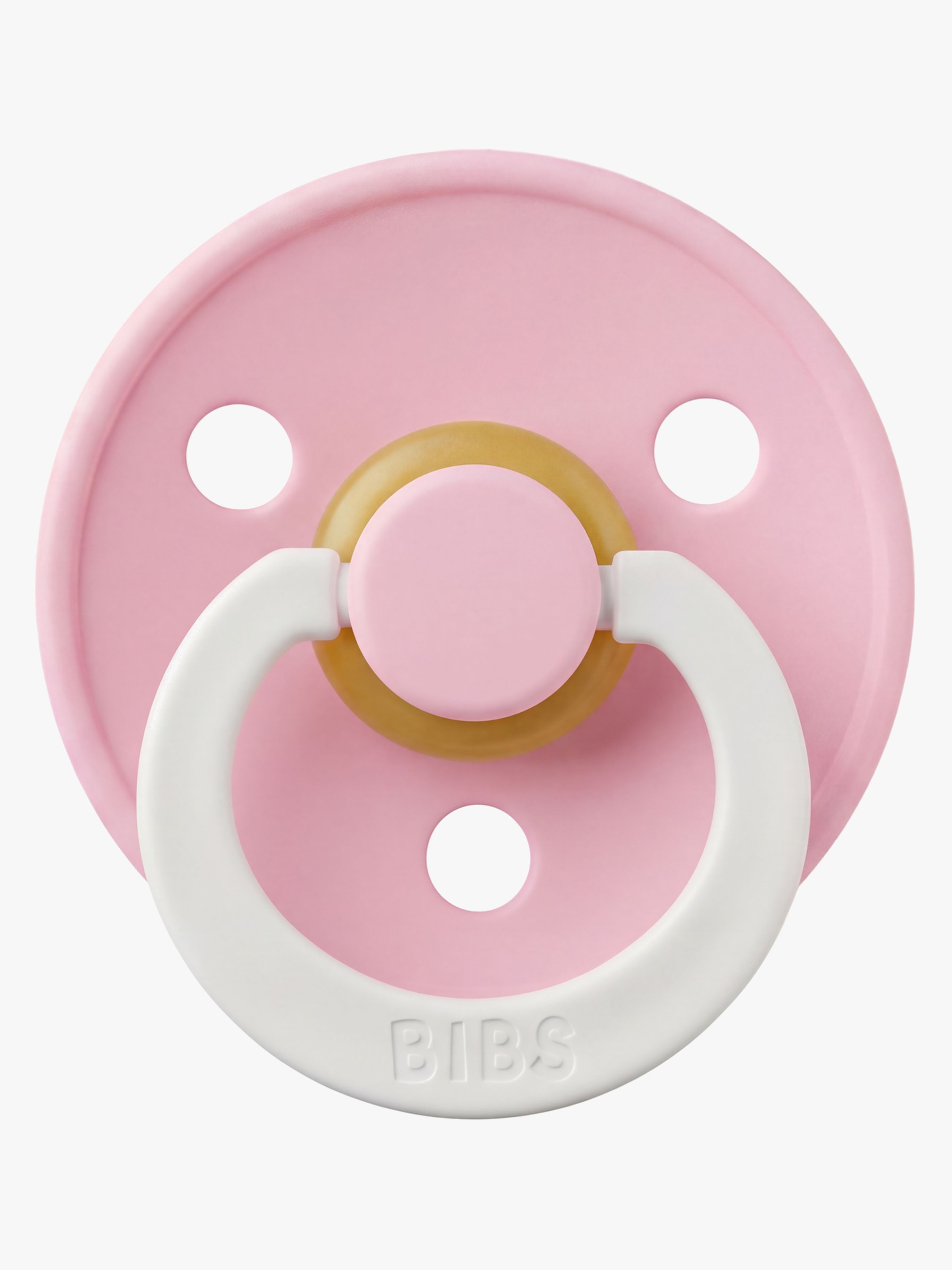 BIBS Colour Napp Latex Stl 1, Baby Pink GLOW