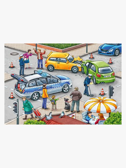 Ravensburger Pussel Blåljus på Väg 2x12 Bitar