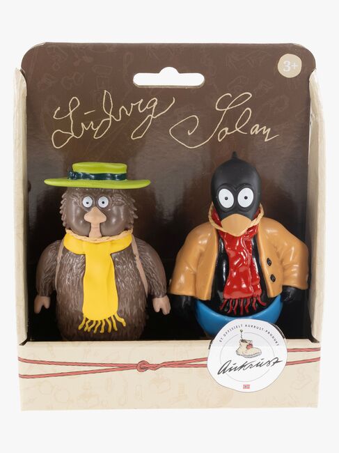 Flåklypa Figurset Ludvig & Solan 10 cm