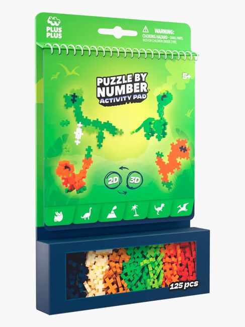 Plus-Plus Activity Pad Dino Byggset