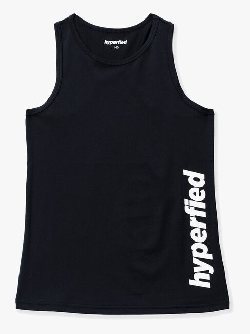 Hyperfied Split Tank Top 3-pack, Black/White/Fairy Tale