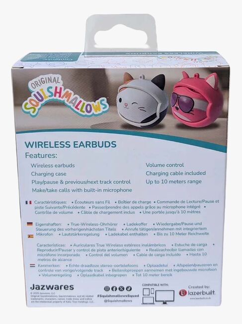 Squishmallows Hörlurar In-Ear Trådlösa Cam