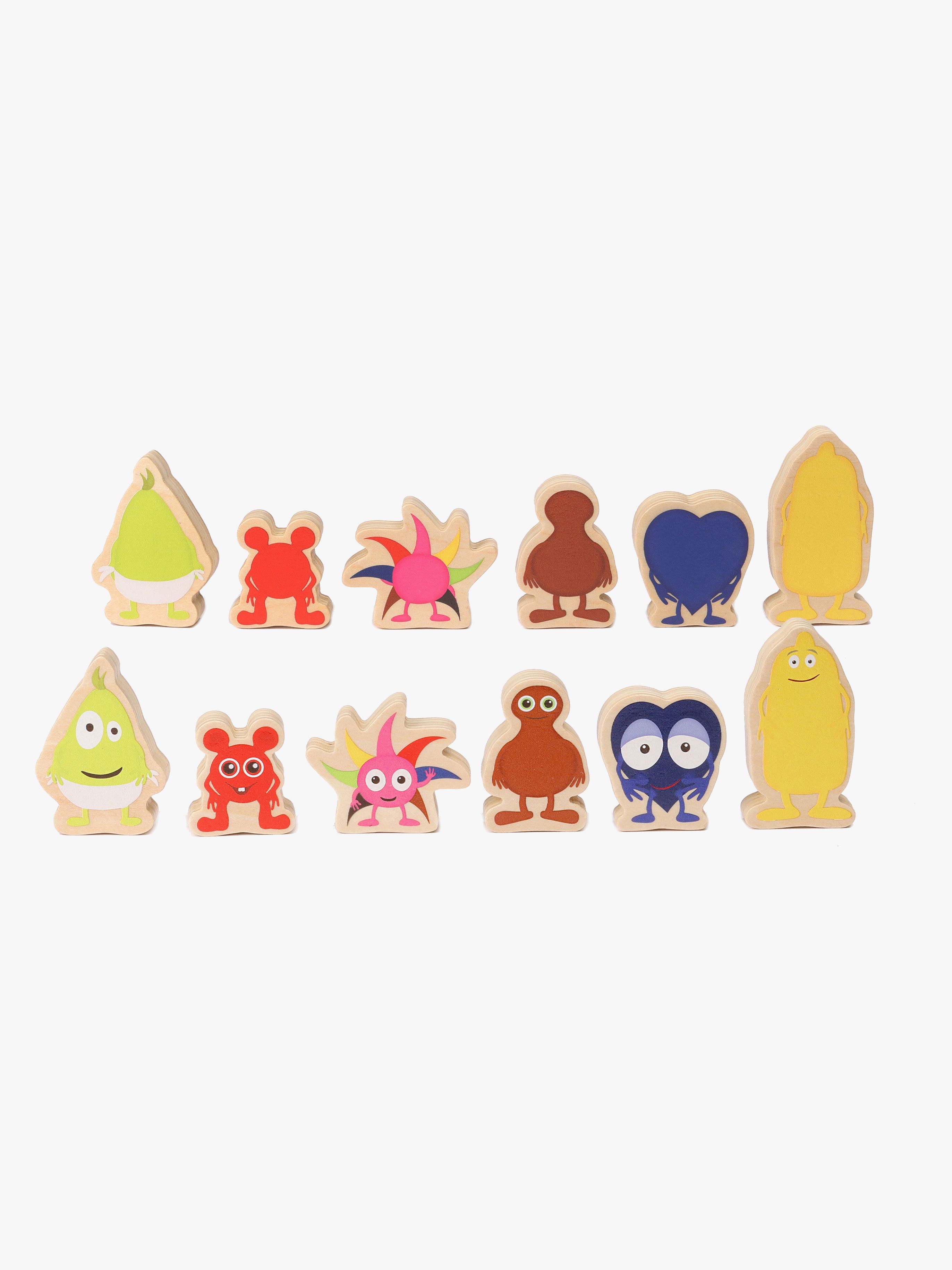 Babblarna Figurset Trä 6 st