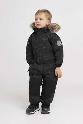 Nordbjørn Frej Reflektierender Schneeanzug, Camo Dots Black