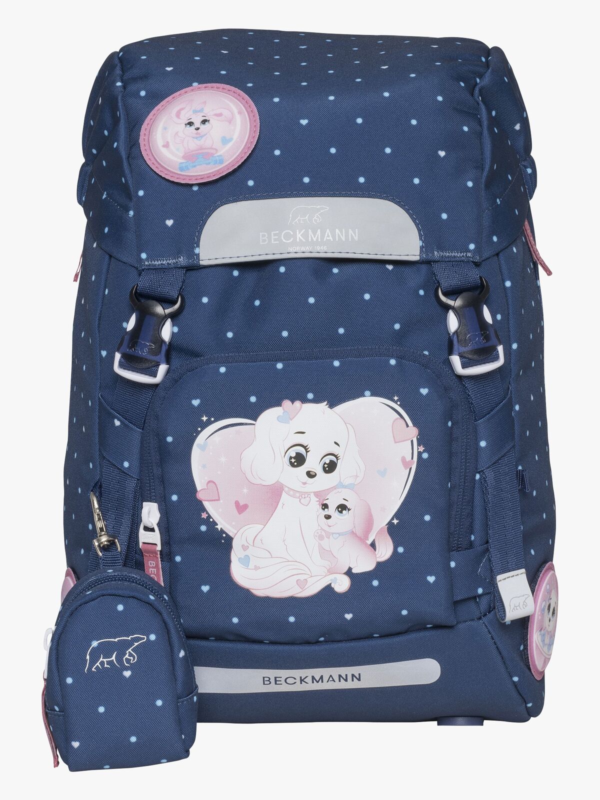 Beckmann Classic Ryggsäck 22L, Pet Friends Blue