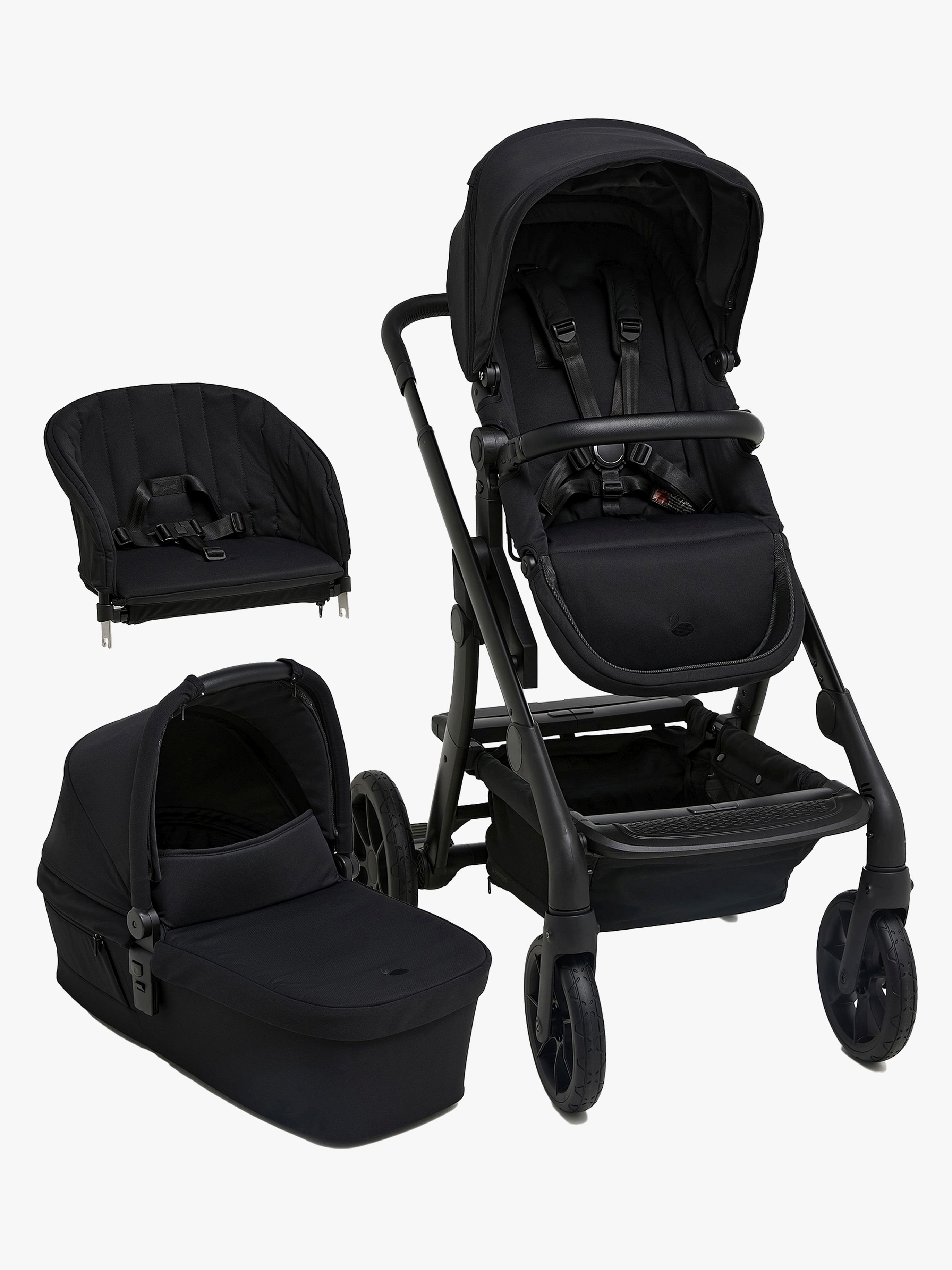 Beemoo Pro Max Duovagn inkl. Toddler seat, Coffee Black
