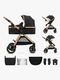 Kinderkraft ESME 2-in-1 Duovagn, Pure Black