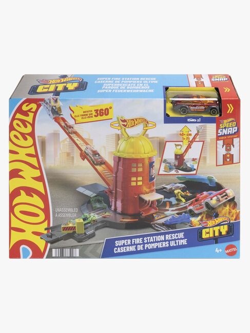 Hot Wheels City Brandstation Super Fire Station Rescue