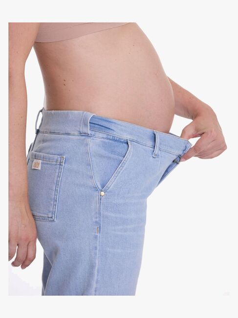 Cache Coeur KELLY Gravidjeans, Light Blue